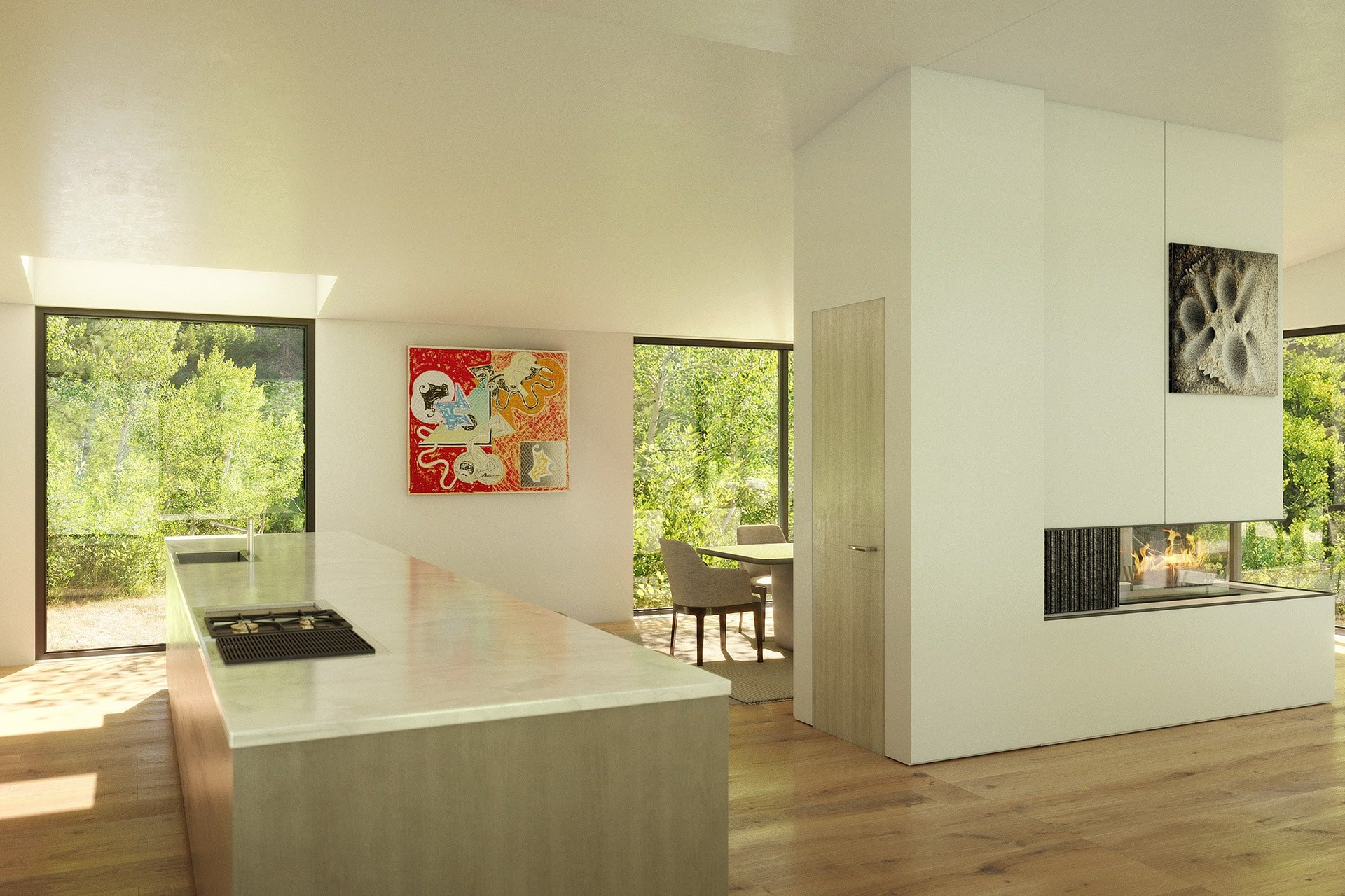 Das Mountain Laurel House: Minimalistischer Luxus im Grünen 3
