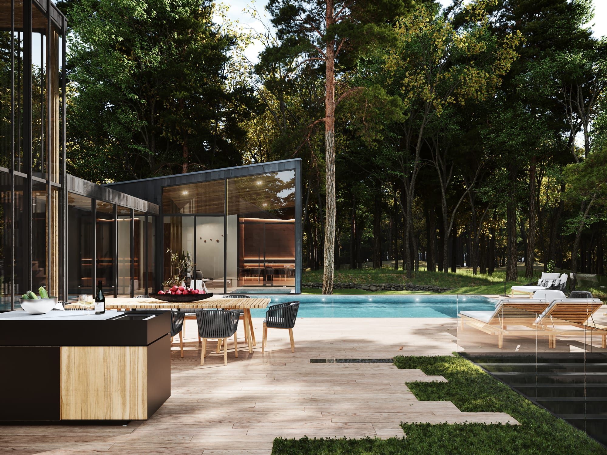 S3 Architectures und Aston Martin präsentieren ein Traumhaus im Bundesstaat New York 4