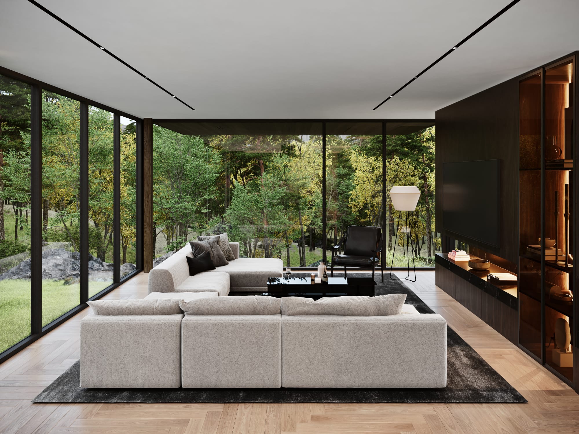 S3 Architectures und Aston Martin präsentieren ein Traumhaus im Bundesstaat New York 15